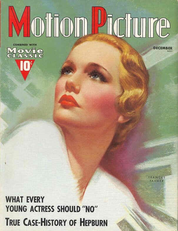 MOTION PICTURE magazine cover Issue 322 December 1937