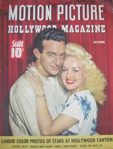 MOTION PICTURE magazine side cover Issue 392 October 1943