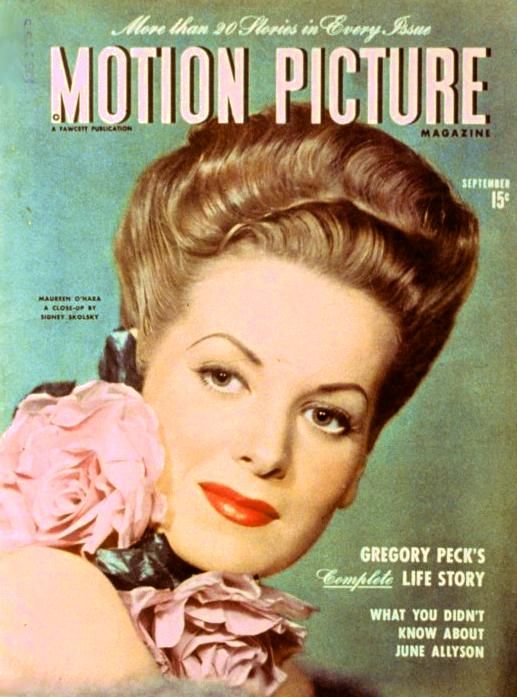 MOTION PICTURE magazine side cover Issue 439 September 1947