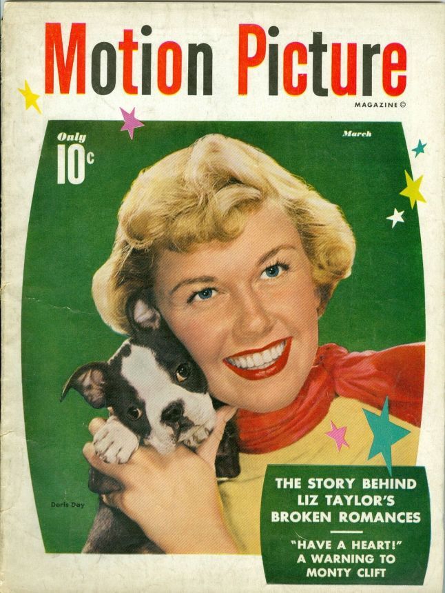MOTION PICTURE magazine side cover Issue 469 March 1950