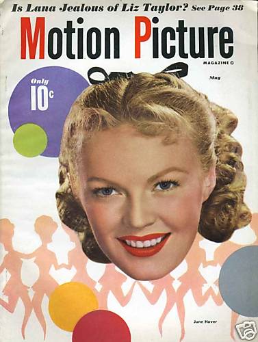 MOTION PICTURE magazine side cover Issue 471 May 1950