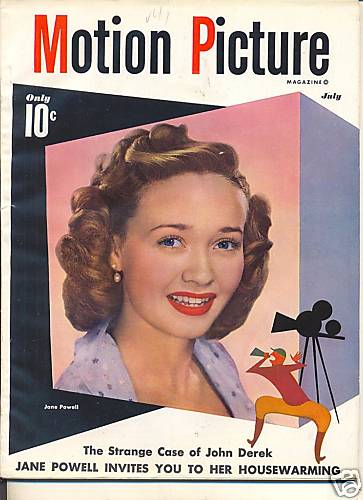 MOTION PICTURE magazine side cover Issue 473 July 1950