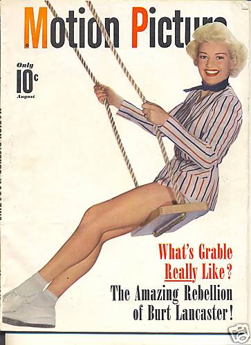 MOTION PICTURE magazine side cover Issue 474 August 1950