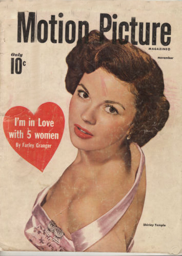 MOTION PICTURE magazine side cover Issue 477 November 1950
