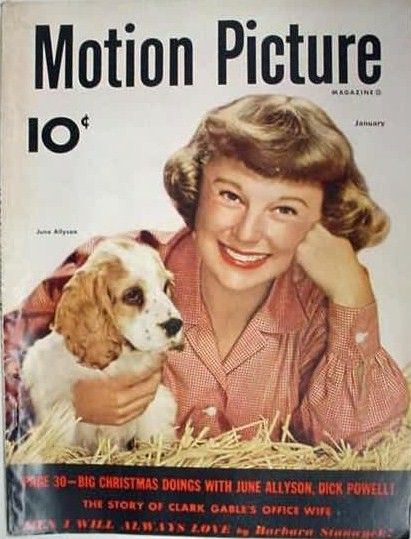 MOTION PICTURE magazine side cover Issue 479 January 1951