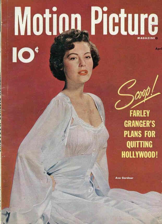 MOTION PICTURE magazine side cover Issue 482 April 1951