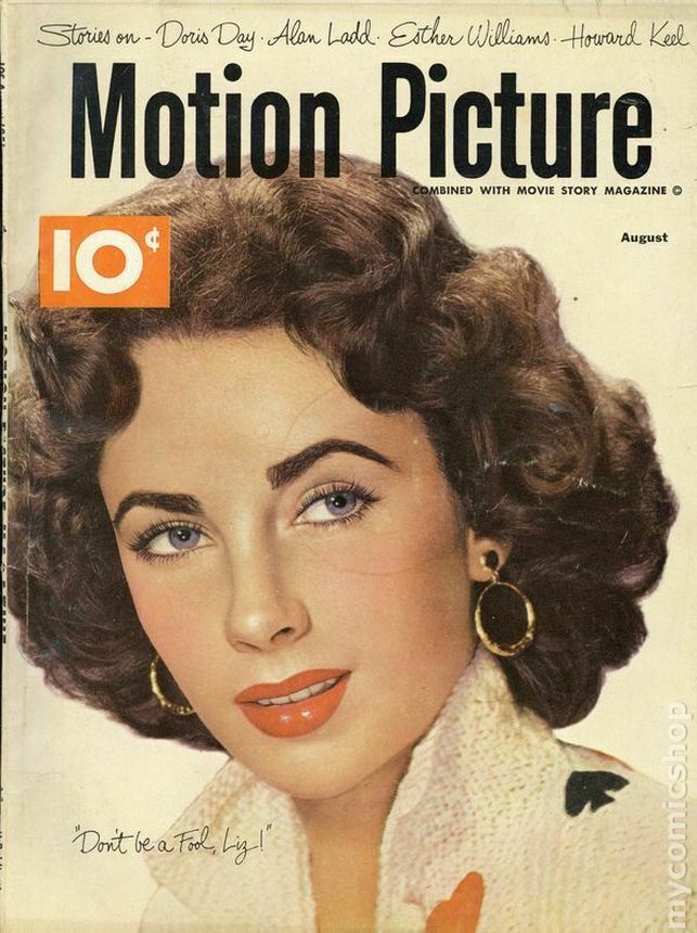 MOTION PICTURE magazine side cover Issue 486 August 1951
