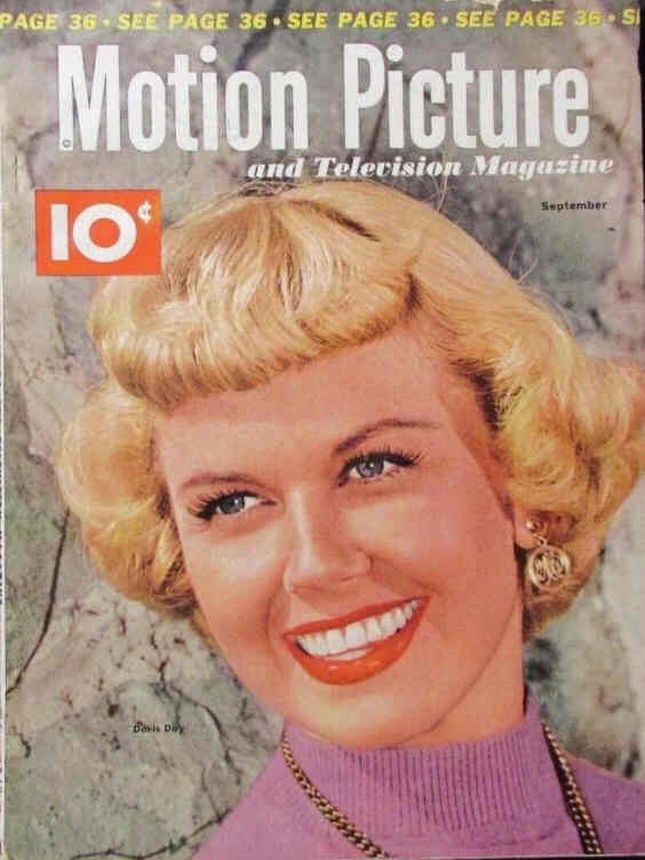 MOTION PICTURE magazine side cover Issue 487 September 1951