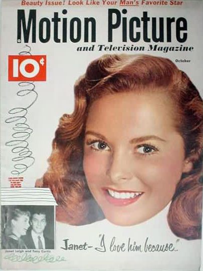 MOTION PICTURE magazine side cover Issue 488 October 1951