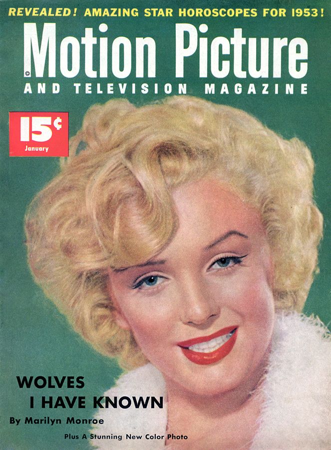 MOTION PICTURE magazine side cover Issue 503 January 1953