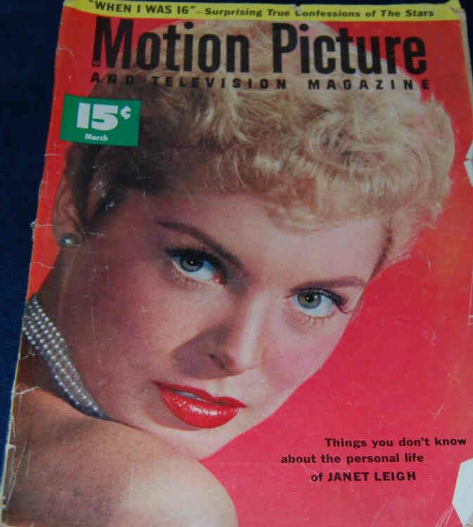 MOTION PICTURE magazine side cover Issue 505 March 1953