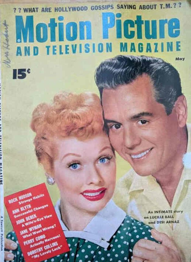 MOTION PICTURE magazine side cover Issue 519 May 1954