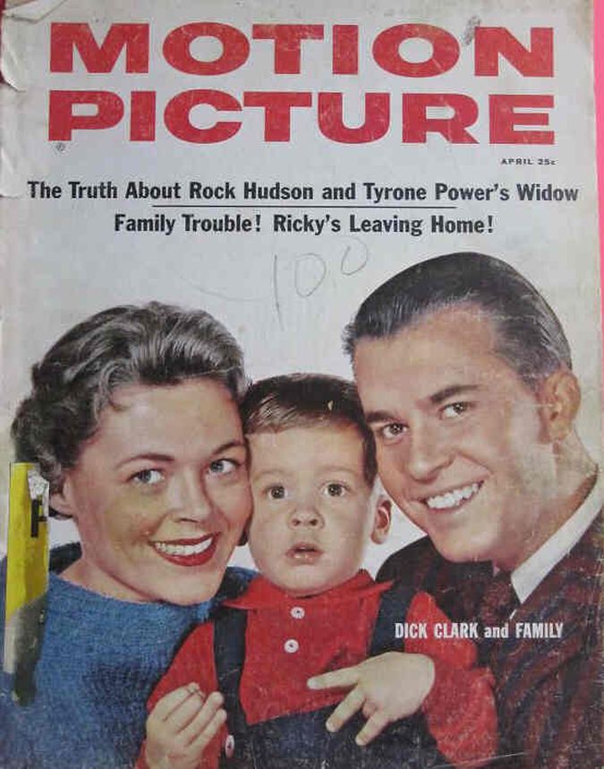 MOTION PICTURE magazine side cover Issue 578 April 1959