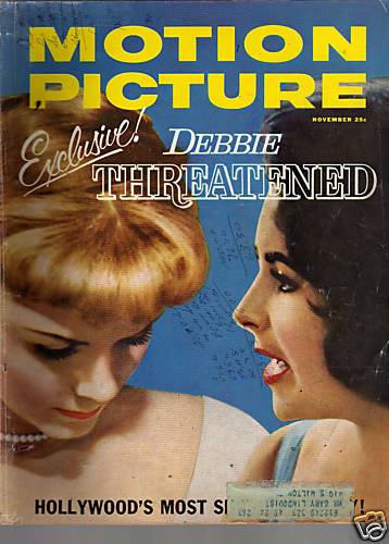 MOTION PICTURE magazine side cover Issue 597 November 1960