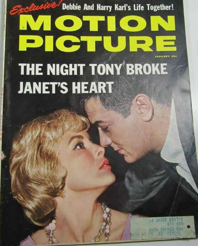 MOTION PICTURE magazine side cover Issue 599 January 1961