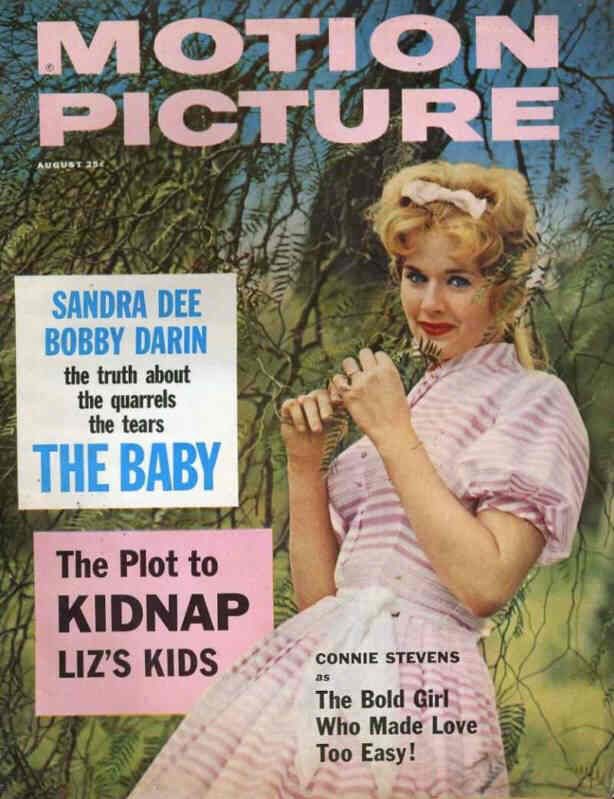 MOTION PICTURE magazine side cover Issue 606 August 1961