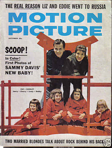 MOTION PICTURE magazine side cover Issue 608 October 1961