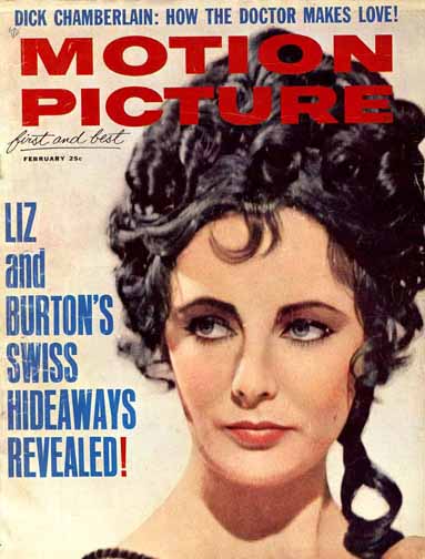 MOTION PICTURE magazine side cover Issue 624 February 1963