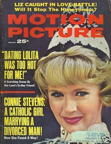 MOTION PICTURE magazine side cover Issue 625 March 1963
