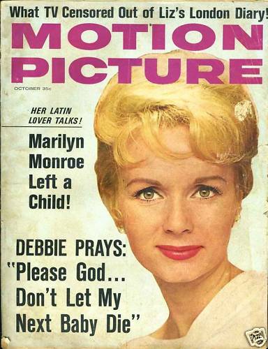 MOTION PICTURE magazine side cover Issue 632 October 1963