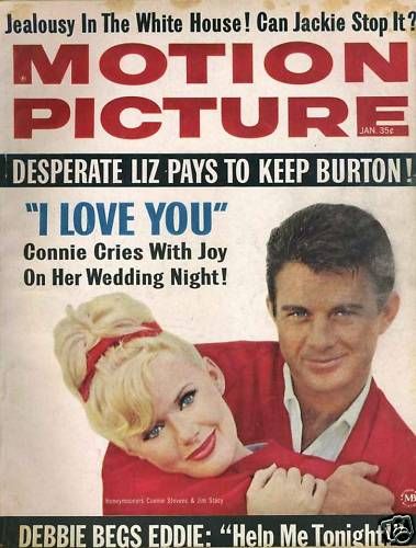 MOTION PICTURE magazine side cover Issue 635 January 1964