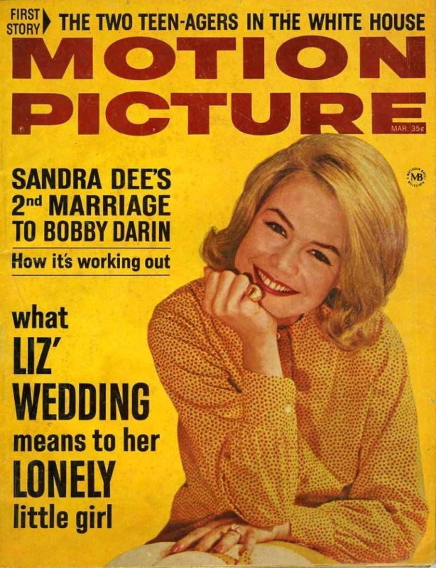 MOTION PICTURE magazine side cover Issue 637 March 1964