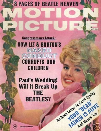 MOTION PICTURE magazine side cover Issue 639 May 1964