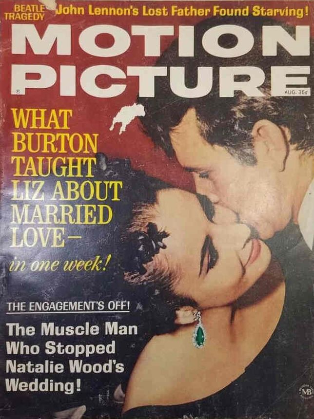 MOTION PICTURE magazine side cover Issue 642 August 1964