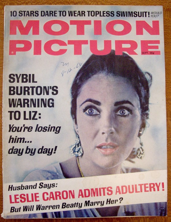 MOTION PICTURE magazine side cover Issue 643 September 1964