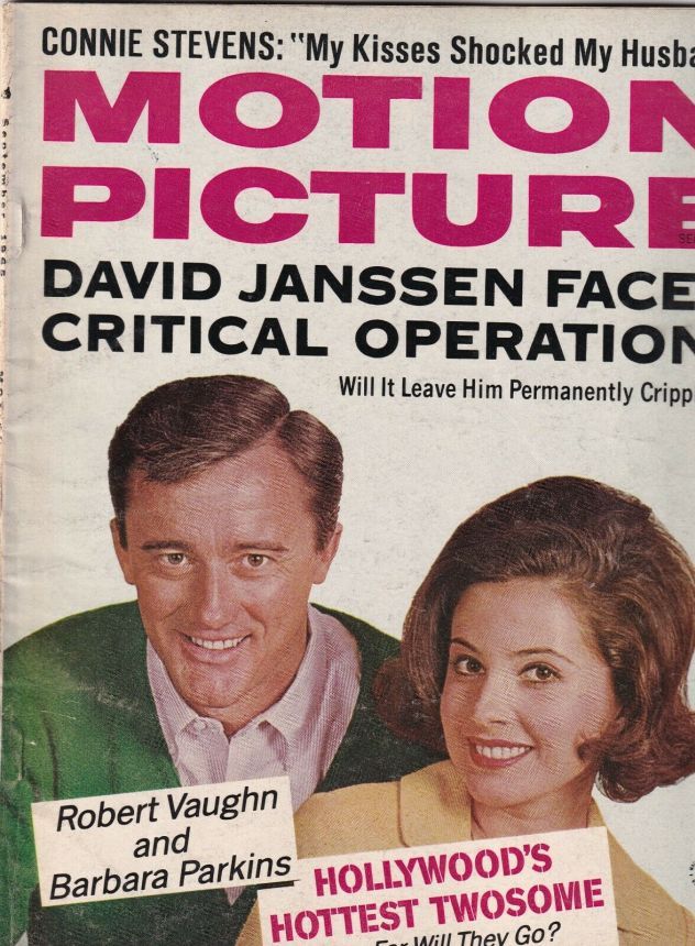MOTION PICTURE magazine side cover Issue 655 September 1965
