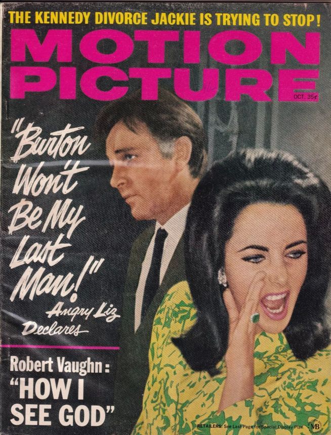 MOTION PICTURE magazine side cover Issue 656 October 1965