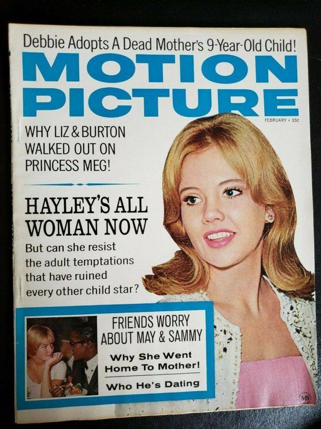 MOTION PICTURE magazine side cover Issue 660 February 1966