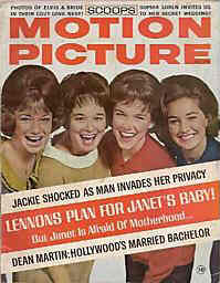 MOTION PICTURE magazine side cover Issue 665 July 1966