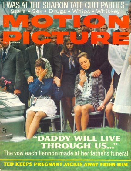 MOTION PICTURE magazine side cover Issue 705 November 1969