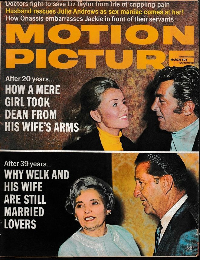 MOTION PICTURE magazine side cover Issue 709 March 1970
