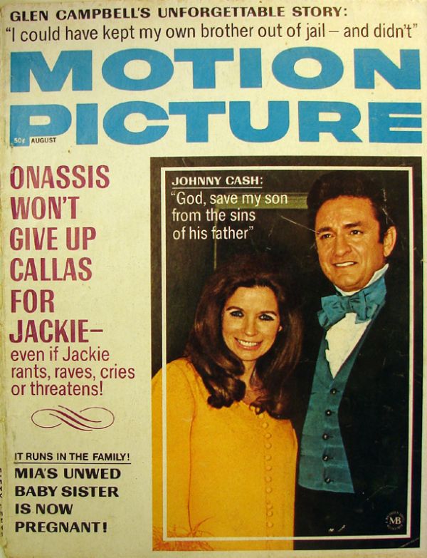 MOTION PICTURE magazine side cover Issue 714 August 1970