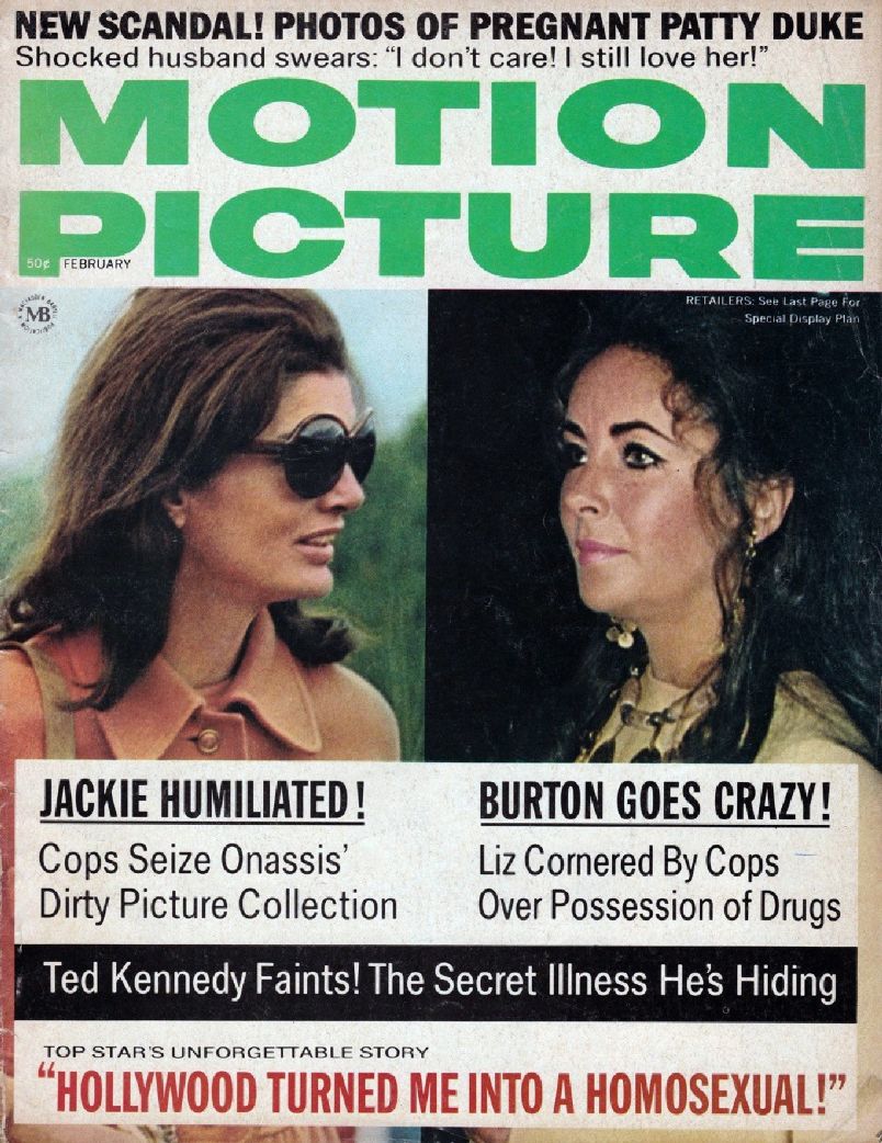 MOTION PICTURE magazine side cover Issue 720 February 1971