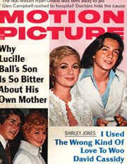 MOTION PICTURE magazine side cover Issue 724 June 1971