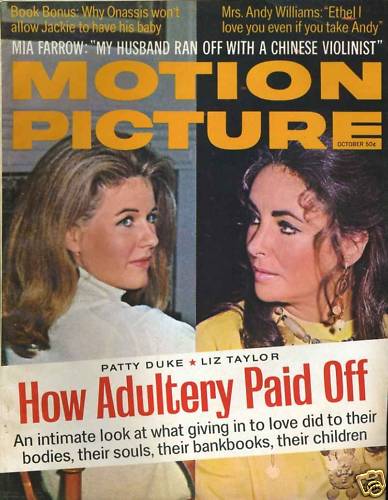 MOTION PICTURE magazine side cover Issue 728 October 1971