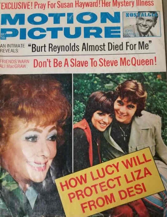 MOTION PICTURE magazine side cover Issue 749 July 1973