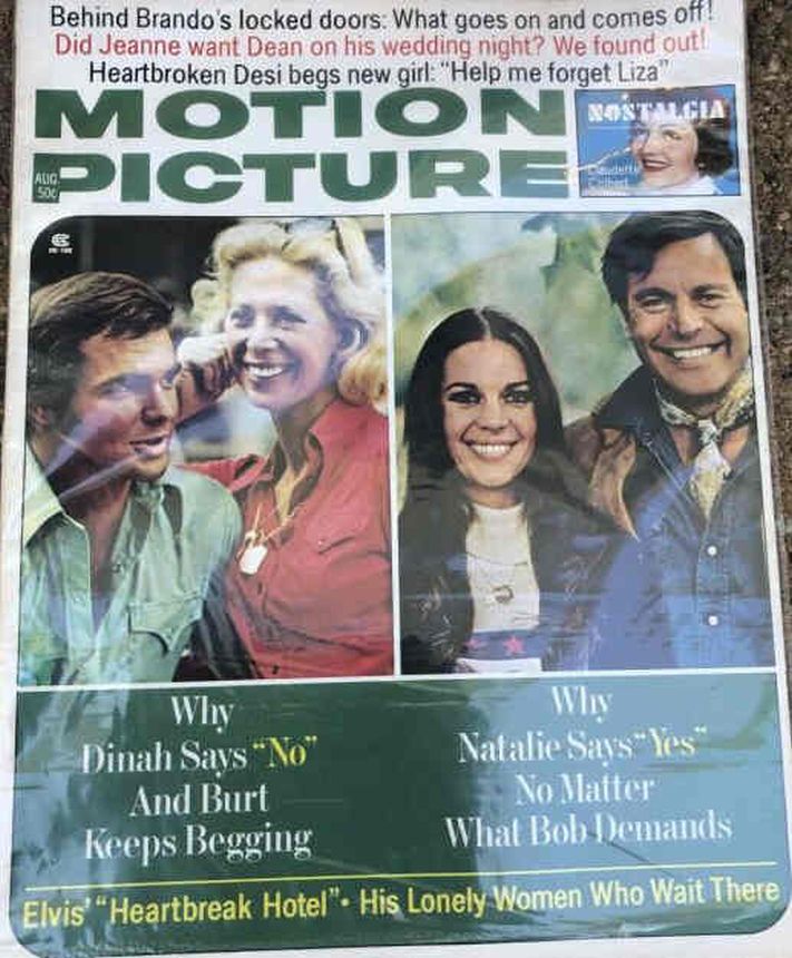 MOTION PICTURE magazine side cover Issue 750 August 1973