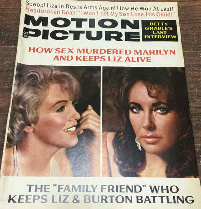 MOTION PICTURE magazine side cover Issue 752  Vol 62 # 752 October 1973