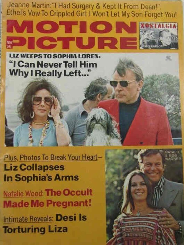 MOTION PICTURE magazine side cover November 1973