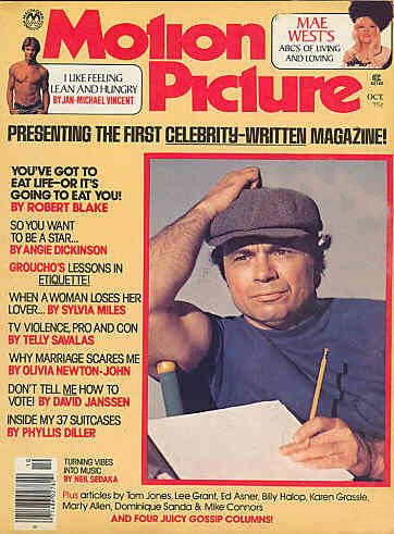 MOTION PICTURE magazine side cover October 1976
