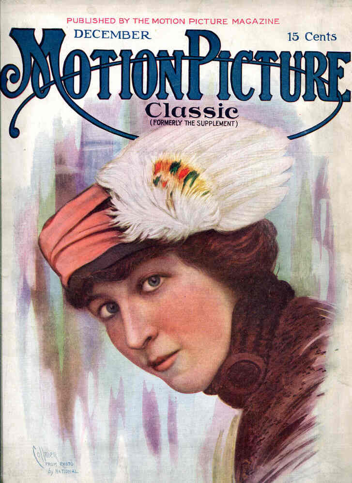 MOTION PICTURE CLASSIC magazine side cover December 1915