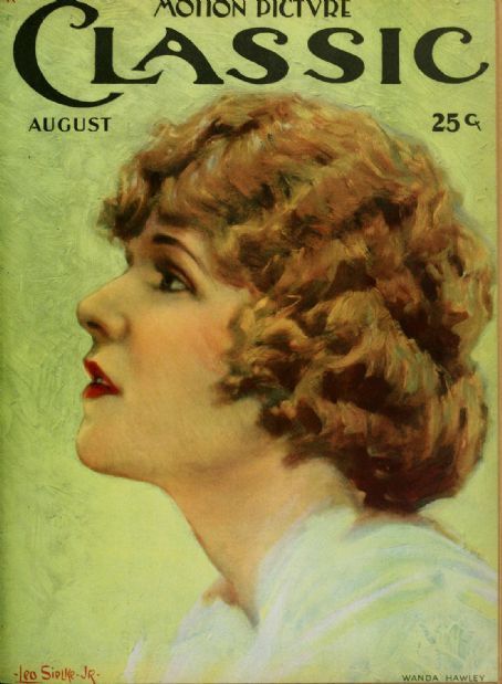 MOTION PICTURE CLASSIC magazine side cover August 1920