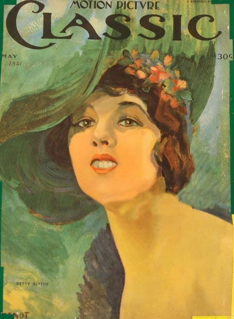 MOTION PICTURE CLASSIC magazine side cover May 1921
