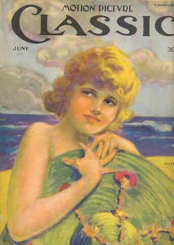 MOTION PICTURE CLASSIC magazine side cover June 1921