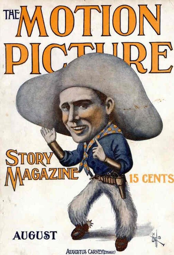 MOTION PICTURE magazine side cover  August 1913