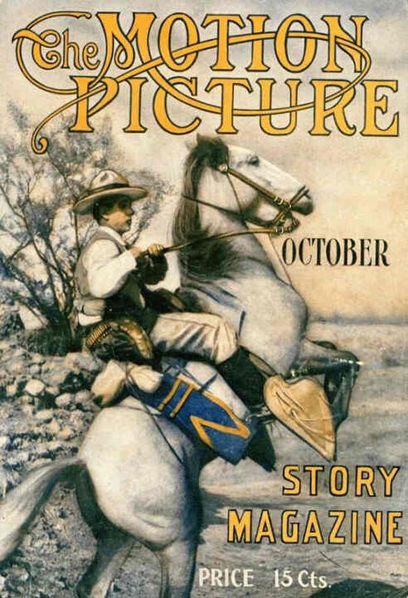 MOTION PICTURE magazine side cover  October 1913